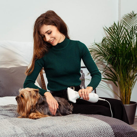 2 in 1 Portable Pet Hair Dryer - Pet Grooming Cat Hair Comb Dog Fur Blower Adjustable Temperature Pet Brush