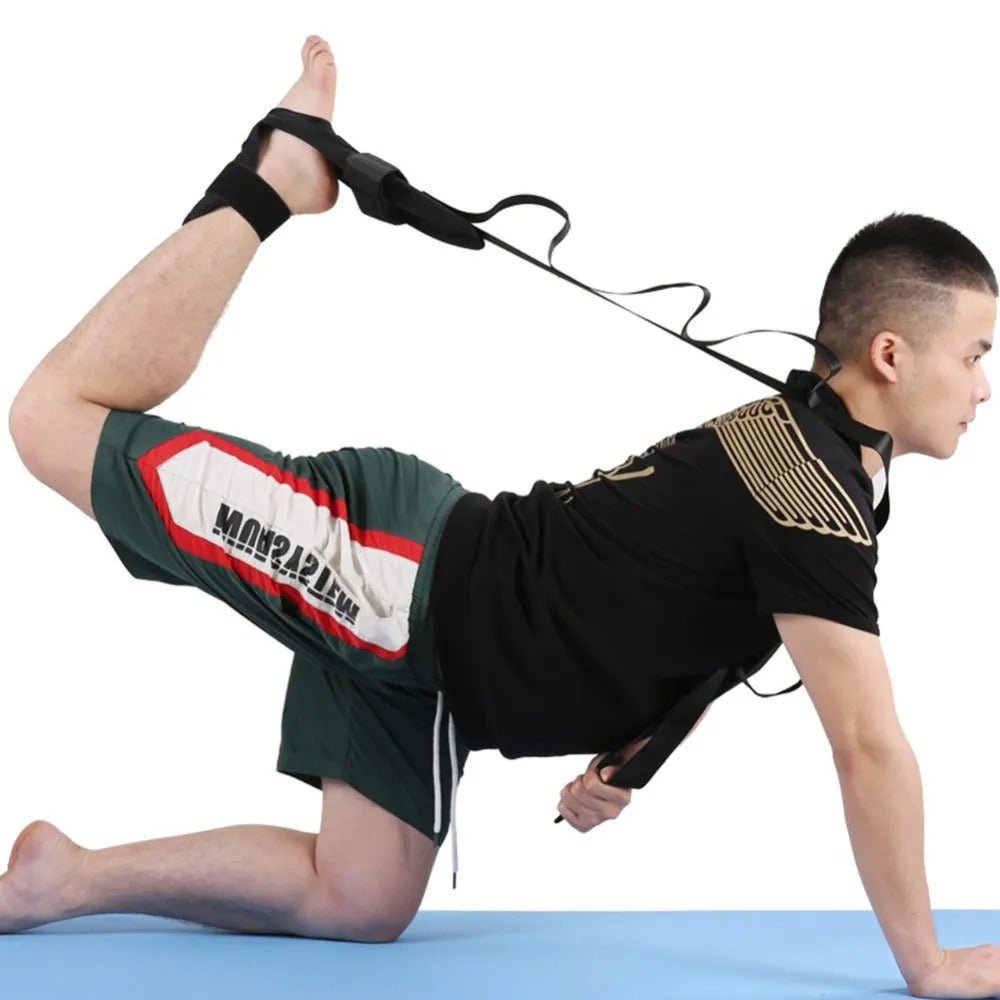 Yoga Flexibility Stretching Leg Stretcher Strap - Stretching Strap for Pain Relief Plantar Fasciitis, Heel Spurs, Achilles Tendonitis
