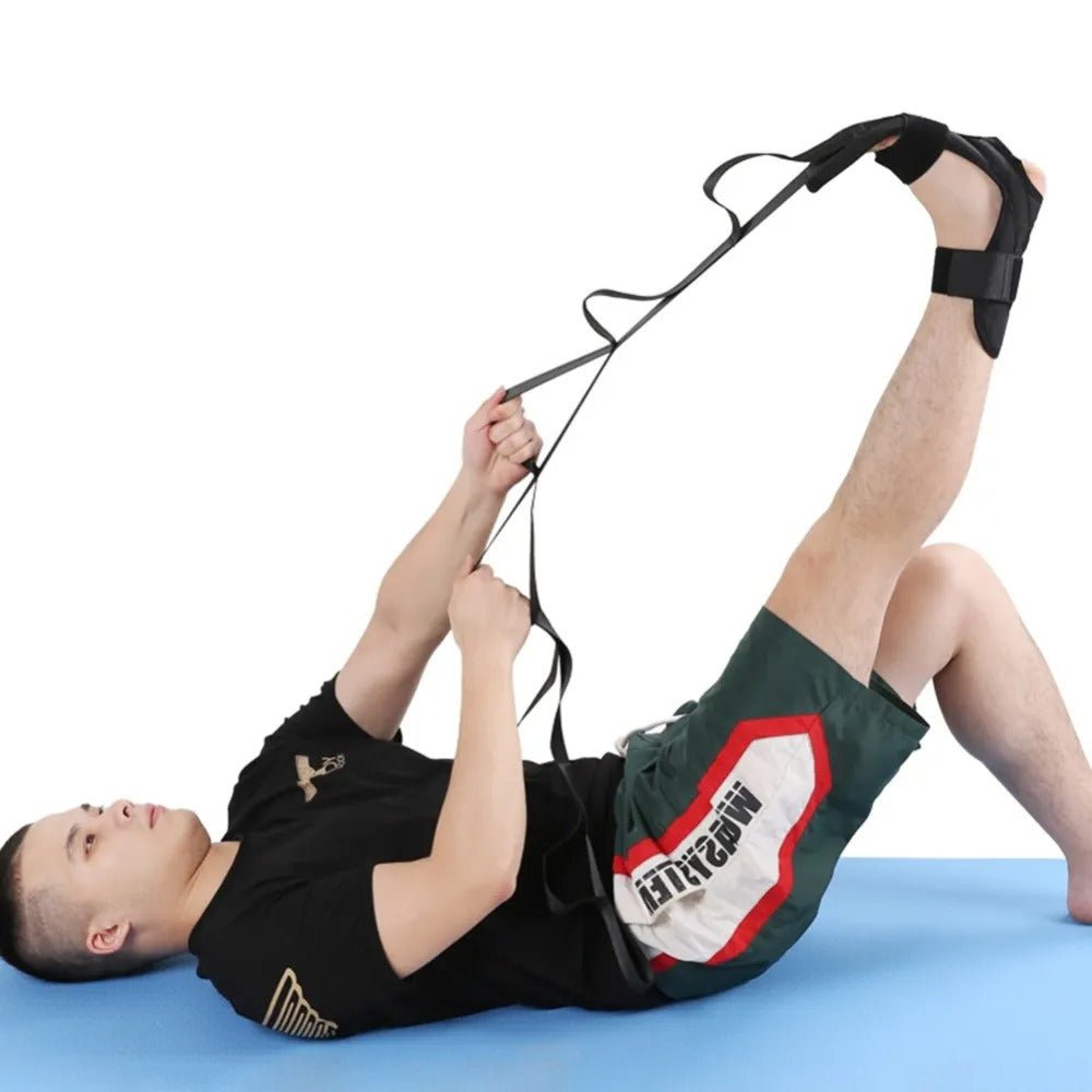 Yoga Flexibility Stretching Leg Stretcher Strap - Stretching Strap for Pain Relief Plantar Fasciitis, Heel Spurs, Achilles Tendonitis